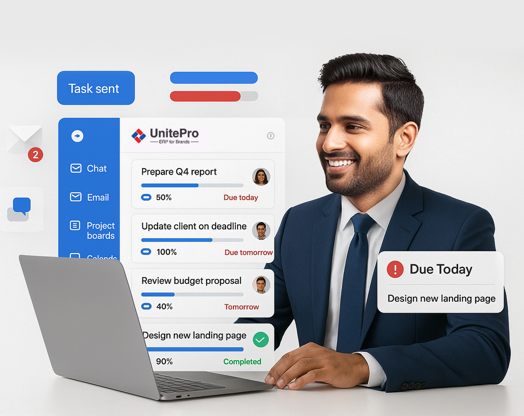 Task How UnitePro Fixes It